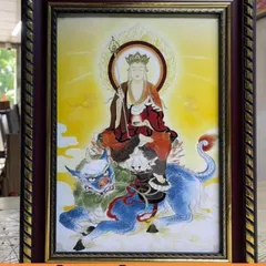 Tranh ĐỊA TẠNG VƯƠNG BỒ TÁT - có khung cực đẹp