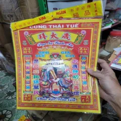 giấy cúng bộ thái tuế có hoả tốc
