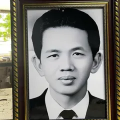 Tranh thờ CẬU HAI THANH SĨ - có khung cực đẹp