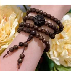 Gỗ Mun Đuôi Công 6ly 108 hạt rẻ, đẹp 853122