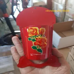 cắm nhang bông hồng đỏ treo có hoả tốc