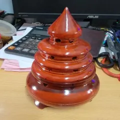xông trầm gỗ tháp nâu có hoả tốc