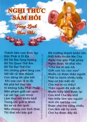 TO500 - COMBO 100 TỜ KINH A4 ĐỌC  NGHI THỨC SÁM HỐI VONG LINH THAI NHI 2 MẶT
