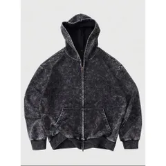 (Sale) Áo khoác nỉ wash unisex thể thao