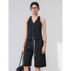 (Sale) Set bộ áo ghile yếm,quần short đùi nữ hãng Dazy