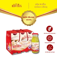 Nước yến sào chai 185ml saffron nhụy hoa nghệ tây xách 6 REDNEST 856783