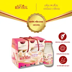 Nước yến sào chai 185ml collagen xách 6 REDNEST 856793