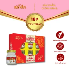 Yến sào khánh hòa chưng sẵn đường 18% hộp quà REDNEST 856817