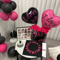 Bong Bóng Trái Tim In Chữ Trang Trí Sinh Nhật, Valentine, Lễ Kỷ Niệm