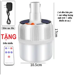 Đèn Năng lượng Mặt trời đèn Led tích điện 100w có điều khiển từ xa-V50 - tiếp kiệm chi phí và tiện lợi