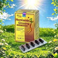 Viên nang Viphar Homlamin Ginseng 60 viên nang mềm chiết xuất nhân sâm
