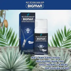 ( Hàng Chính Hãng Việt Nam) Bọt Vệ Sinh Nam Giới, Giúp Diệt Khuẩn, Khử Mùi, Khô Thoáng, Rất Hiệu Quả 