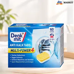 Viên vệ sinh tẩy rửa lồng máy giặt Denkmit, hộp 60 viên