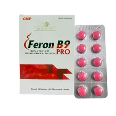 Bổ sung sắt và vitamin Feron B9 Mediphar pro bổ sung khoáng chất