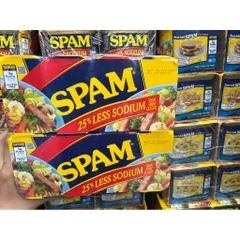 Lốc 8 Hộp Thịt Đóng Hộp Spam  Less Sodium 859593