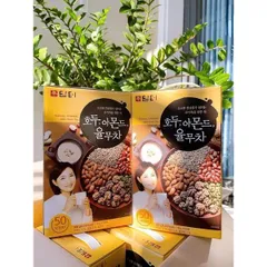 [ Chính Hãng ] Bột Ngũ Cốc Damtuh Hàn Quốc, 50 Gói * 18G, Giàu Dinh Dưỡng, Ít Đường