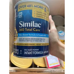 Chính hãng xáh tay Mỹ Sữa Similac 360 Total Care từ 0-12 tháng