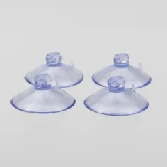 10 Đệm Hít Chân Không Silicon 3.5cm / 5cm – Giữ Kính, Chống Trượt Mặt Bàn – Giác Hút Trong Suốt