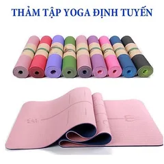 THẢM TẬP YOGA , THẢM TẬP GYM TPE ĐỊNH TUYẾN CAO CẤP 2