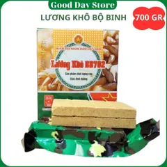 Lương Khô Bộ Binh BB702 , Lương Khô Quân Đội Vị Bùi Thơm,ít Ngọt ,Giàu Năng Lượng,Tiện Mang Theo