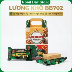 Lương khô BB702 thơm ngon, bổ dưỡng dùng để ăn sáng,ăn bữa phụ,ăn trước khi vận động,no lâu