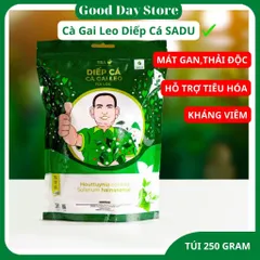 Trà cà gai leo DIẾP CÁ Sadu gói 250g,Trà túi lọc với thành phần gồm diếp cá,cà gai leo,cỏ ngọt