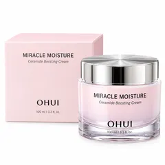 Kem dưỡng ẩm Ohui Miracle Moisture Ceramide Boosting Cream bản đặc biệt tăng dung tích 100ml 
