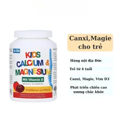 Calcium Magnesium d3 cho bé, lọ 180 viên