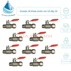 Combo 10 chiếc khóa nước ren 13 dây 10