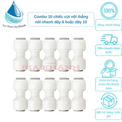 combo 10 cút nối nhanh 2 đầu dây phi 10-phi 6