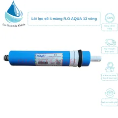 Lõi lọc số 4, màng RO AQUA 13 vòng 75G phổ thông dùng cho mọi máy lọc nước gia đình