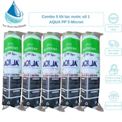 Combo 5 lõi lọc số 1 aqua pp 5 micron