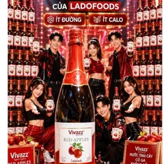 Nước Táo Có Ga Vivazz 750mill