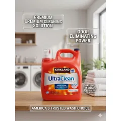 NƯỚC GIẶT KIRKLAND ULTRACLEAN FRESH SCENT 5.73L – GIẶT SẠCH THƠM MÁT, CAN LỚN DÙNG LÂU 863688