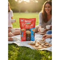 Bánh xốp Loacker Minis Mix 800g hàng mỹ
