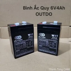 [Bảo hành 12 tháng] Cục Nguồn Sạc 6V4Ah OUTDO cho cân điện tử, quạt tích điện, xe điện trẻ em