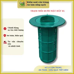 Hệ thống trạm bẫy mối IG dưới lòng đất In-Ground Station - IG chất liệu nhựa