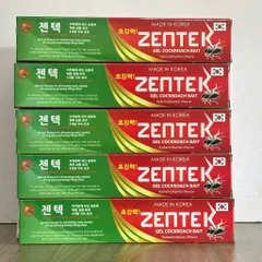 [Combo 5 tuýp] Gel Zentek 35gr, xử lý gián Đức, gián li ti, gián chung cư,..- Zentek Hàn Quốc