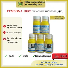 [Combo tiết kiệm] Fendona 10Ssc 50ml, xử lý gián, ruồi, muỗi, bọ nhẩy, kiến ba khoang,. Fendona 10sc