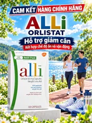 VIÊN UỐNG HỖ TRỢ GIẢM CÂN ALLI 60MG (HỘP 120 VIÊN) – CHUẨN NỘI ĐỊA MỸ