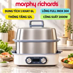 NỒI HẤP ĐA NĂNG MORPHY RICHARDS MR1168 2000W