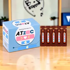 Siro Uống Bổ Sung Vi Chất Khoáng ATZINC Hỗ Trợ Tăng Cường Đề Kháng & Cải Thiện Hấp Thu Hộp 30 Ống 5ml