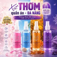 Xịt Thơm Quần Áo Đa năng HƯƠNG CỦA GIÓ 100ml | Nước Hoa Lưu Hương trên Vải