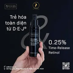 Kem Dưỡng Ẩm Ban Đêm Revision D.E.J Night Face Cream 48g - Retinol Giúp Làm Trẻ Hóa, Phục Hồi Độ Đàn Hồi, Sáng Mịn Da 866847