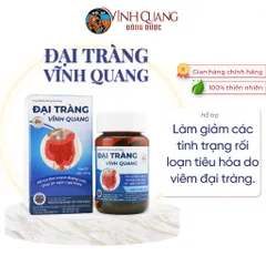Đại Tràng VĨNH QUANG Hỗ trợ làm mạnh đường ruột, giảm tình trạng rối loạn tiêu hóa - Hộp 60 viên