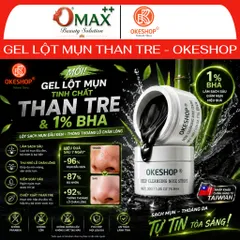 Gel Lột Mụn Nha Đam OKESHOP 30ml - Giải Pháp Loại Bỏ Mụn Đầu Đen, Mụn Cám, Bạ Nhờn & Nhỏ Lcl