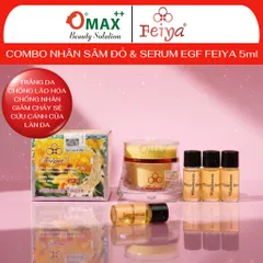 Combo Kem Nhân Sâm 50g Và Serum EGF 5ml FEIYA - Chống Nhăn - Ngừa Lão Hóa - Trắng Da - Cân Bằng pH