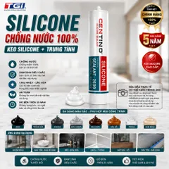 [COMBO] Keo Silicone A500 - Keo nhôm kính - Chính hãng Centino - Màu Xám,Đen,Nâu cafe, vân gỗ