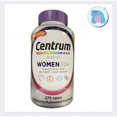 Vitamin tổng hợp Centrum Silver Nữ trên 50 tuổi 275 viên (Cam kết hàng chính hãng USA) 869226