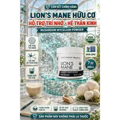 [HÀNG CHÍNH HÃNG MỸ] Bột Nấm Đầu Khỉ Hữu Cơ Host Defense Lion's Mane (Hũ 200g - 7 OZ) DATE XA 869257